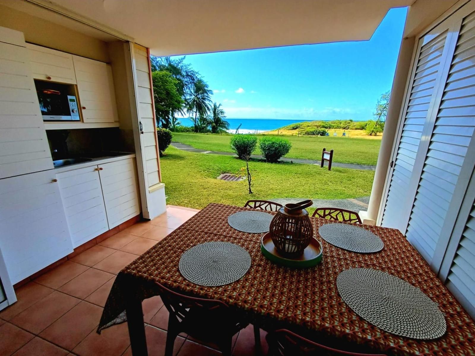 Studio Ti Karanbol Rdc Vue Mer Dans Residence De Tourisme Сент-Анн Экстерьер фото